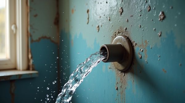 Fuite d'eau : agir vite pour limiter la facture et les degats